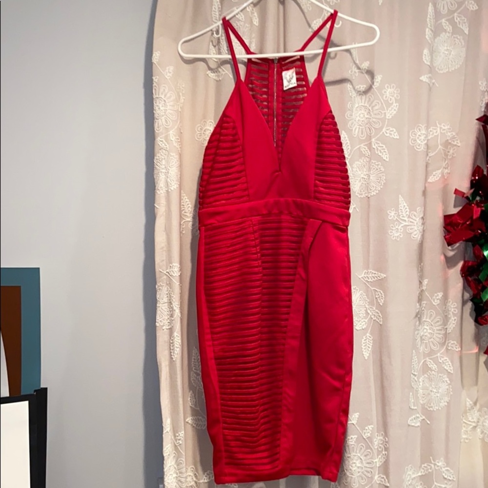 Red dress